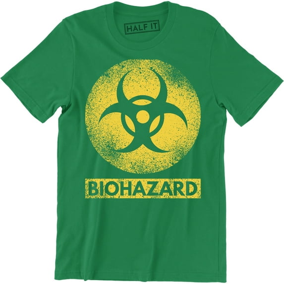 Biohazard Symbol Radioactive Danger Warning Toxic Men's Tee