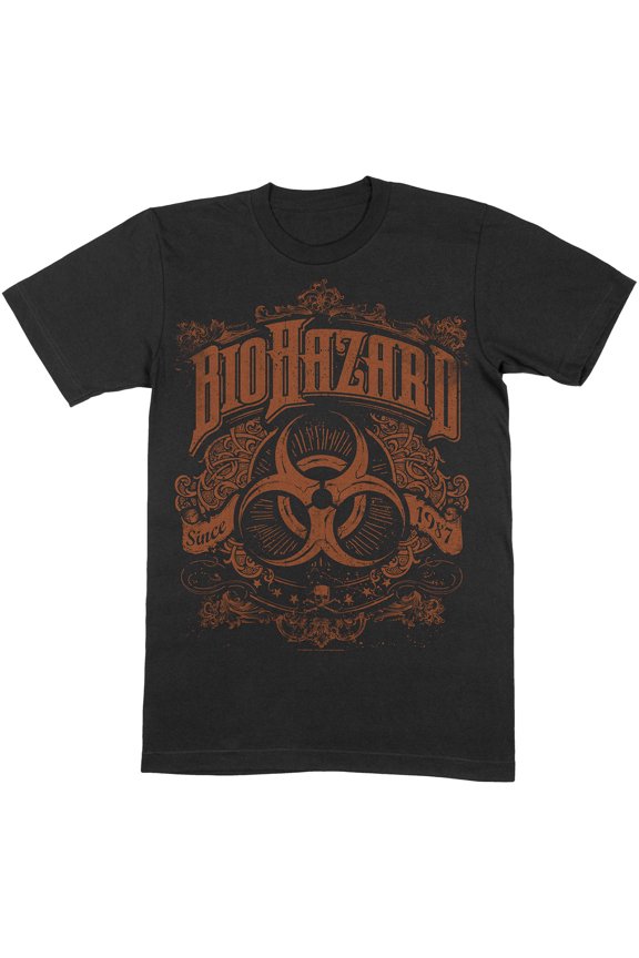 Biohazard Unisex T-Shirt Since 1987 (Small)