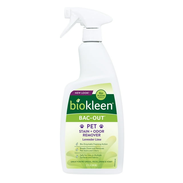 Bac-Out Pet Stain & Odor Remover Foam, 32 fl oz