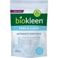 thumbnail image 1 of Biokleen Automatic Dish Pods, Dishwasher Detergent, Concentrated, Phosphate & Chlorine Free, Eco-Friendly, Non-Toxic, Free & Clear, 20 Pods, Single, 1 of 3