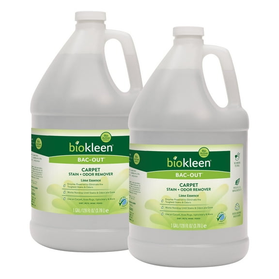 Biokleen Bac-Out Carpet & Uphlostery Stain and Odor Remover with Enzymes - 128 fl oz (2 pack)