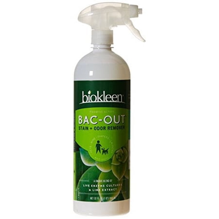 Biokleen Bac-Out Stain And Odor Eliminator With Foaming Sprayer, 32 Ounces
