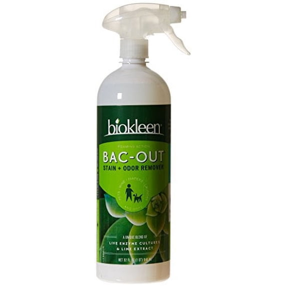 Biokleen Bac-Out Stain And Odor Eliminator With Foaming Sprayer, 32 Ounces