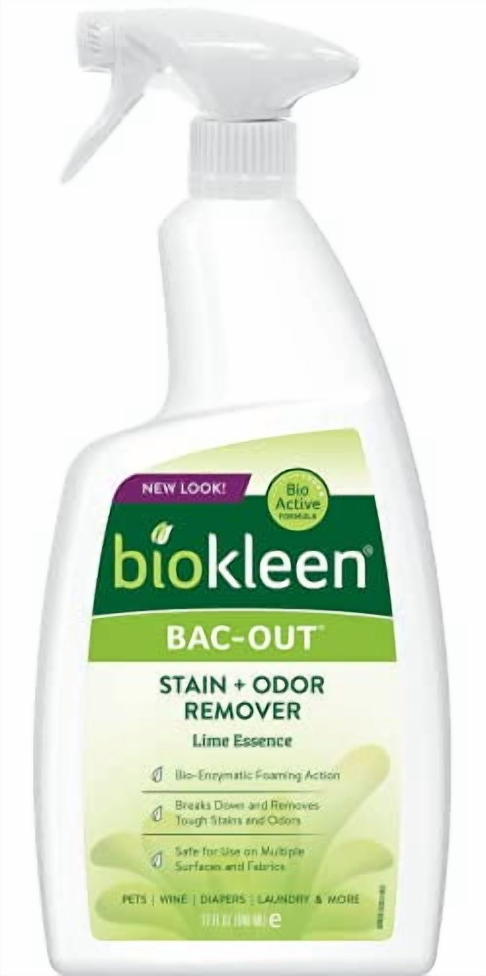Biokleen Foaming Action Bac-Out Stain And Odor Eliminator Spray - 32 Oz