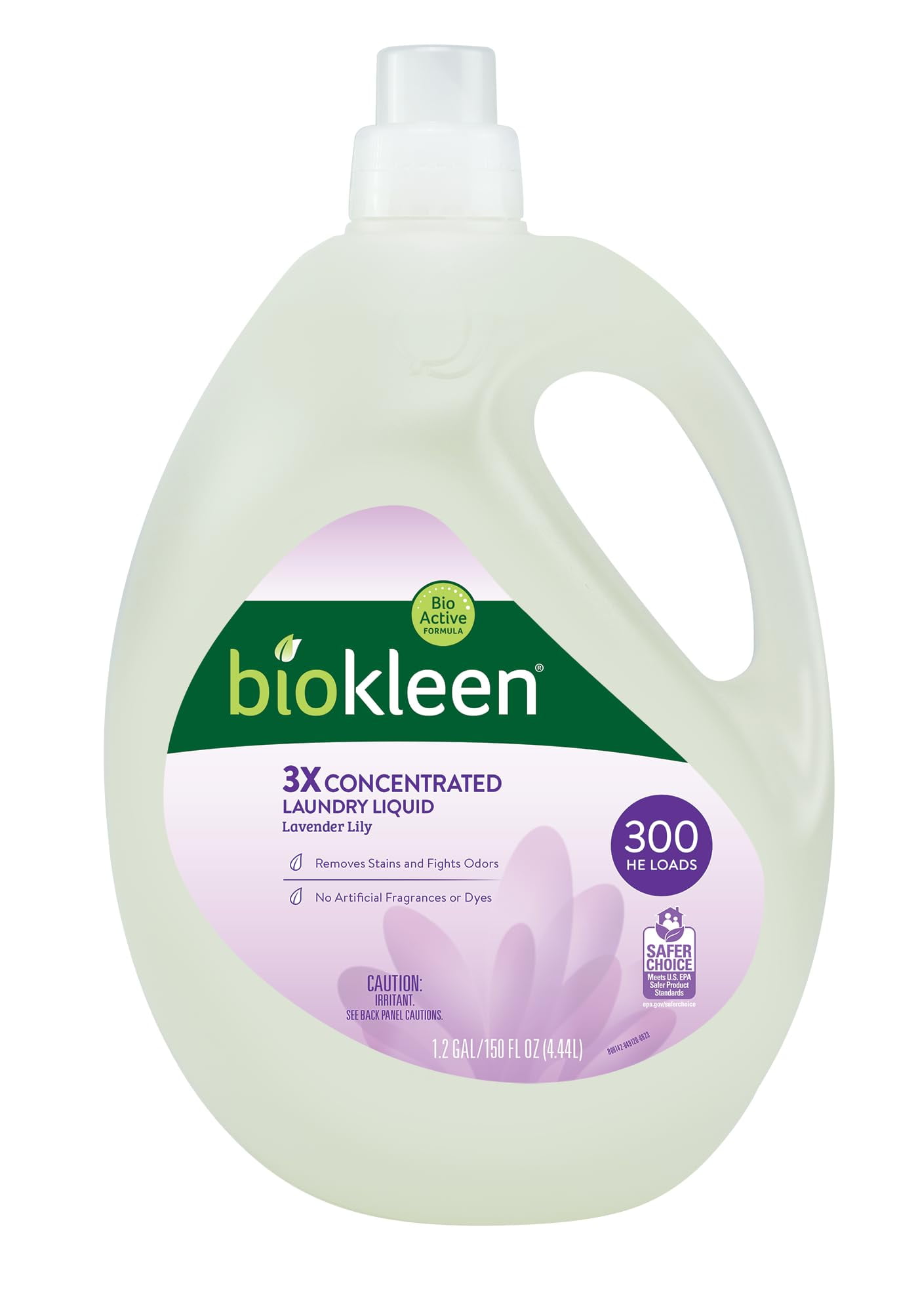 Biokleen Natural Laundry Detergent 300 HE Loads Liquid, Eco