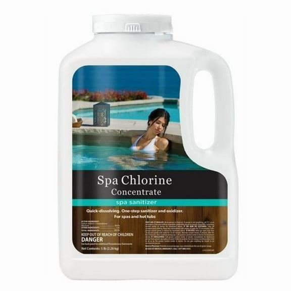 Biolab 14223NCM 5 lbs Spa Chlorine Concentrate Bottle