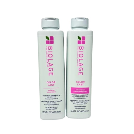 Biolage Color Last Shampoo & Conditioner Set - Helps Protect and Maintain Color-Treated Hair, Hydrates and Adds Shine, Paraben & Silicone-Free, Vegan