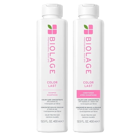 Biolage Color Last Shampoo & Conditioner 13.5 oz Set - Helps Protect and Maintain Color-Treated Hair, Hydrates and Adds Shine, Paraben & Silicone-Free, Vegan