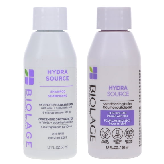 Biolage HydraSource Shampoo 1.7 oz & Conditioner 1.7 oz Combo Pack