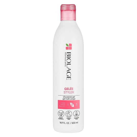 Biolage All Purpose Styling Gel, Medium Hold That Adds Body, Shine & Control , Hair Styling Product , For All Hair Types , Paraben-Free , Vegan , 16.9 fl. oz. 16.9 Fl Oz (Pack of 1)