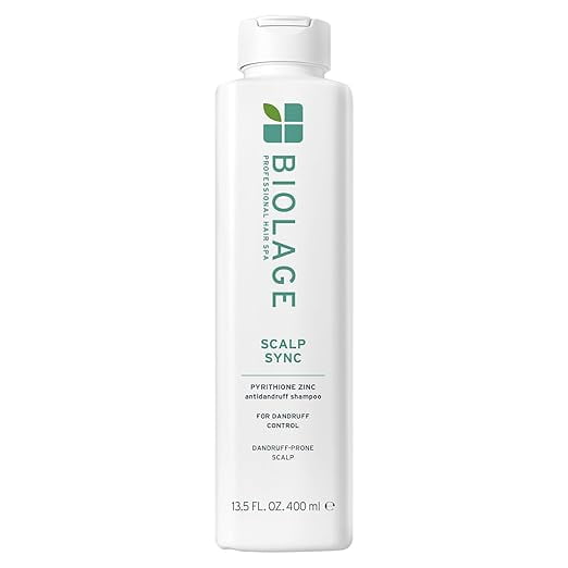 Biolage Scalp Sync Anti-Dandruff Shampoo - Controls Dandruff and Deeply Cleanses With Zinc Pyrithione Vegan and Cruelty-Free Packaging may vary