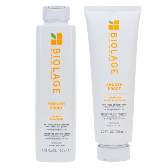 Biolage Smooth Proof Shampoo 13.5 oz & Conditioner 8 oz Combo Pack