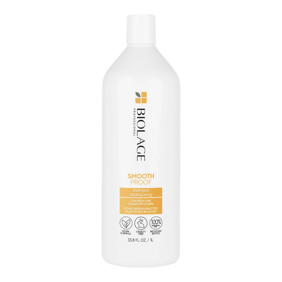 Biolage Smooth Proof Shampoo Liter / 33.8 oz | For Frizzy Hair