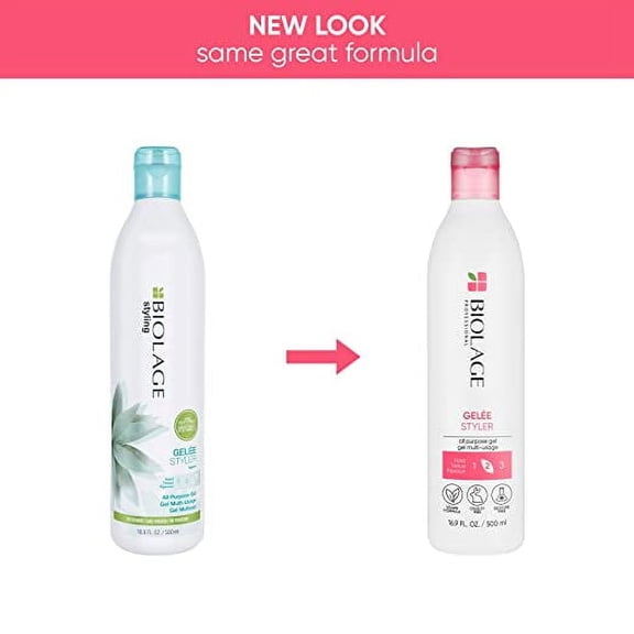 Biolage Styling Gele | Firm Hold That Adds Body, Shine & Control | For All Hair Types | Paraben-Free | Vegan