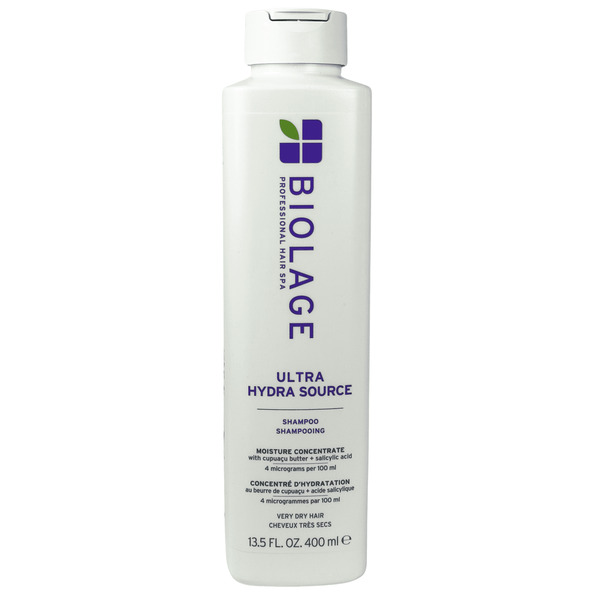 Biolage ULTRA HYDRA SOURCE Shampoo 13.5 oz / 400 ml For  Very Dry, Thick, or Coarse Hair