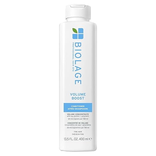 Biolage Volume Boost Conditioner - Weightless Moisture Shine and Volume For Fine Hair Soy Protein and Polymers Vegan and Paraben-Free Packaging may vary