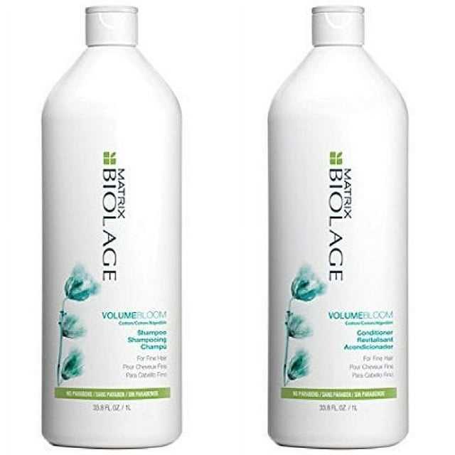 Biolage Volumebloom Shampoo and Conditioner 33.8 oz/1Liter DUO