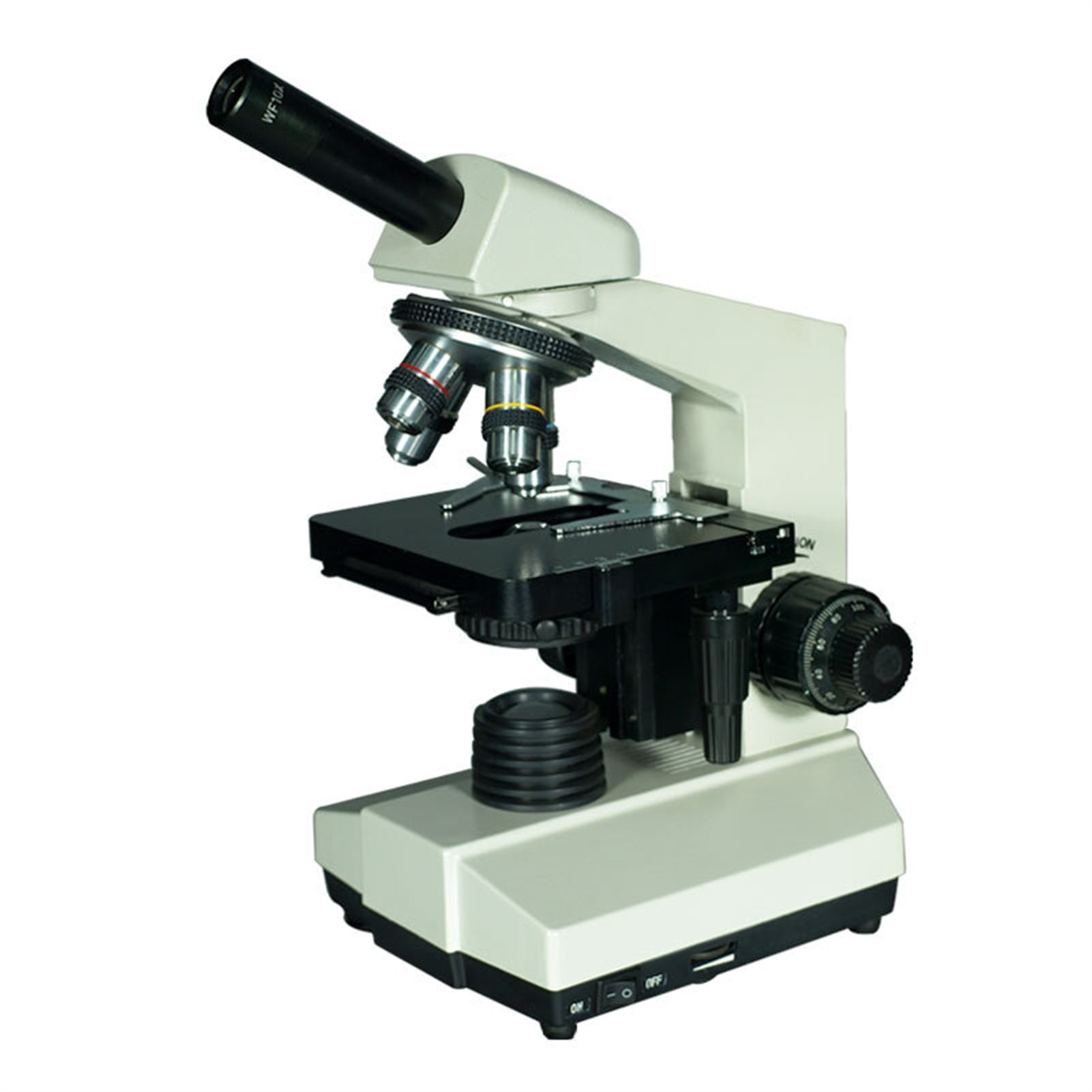 Biological Microscope,LED 1600X Monocular Binocular Trinocular