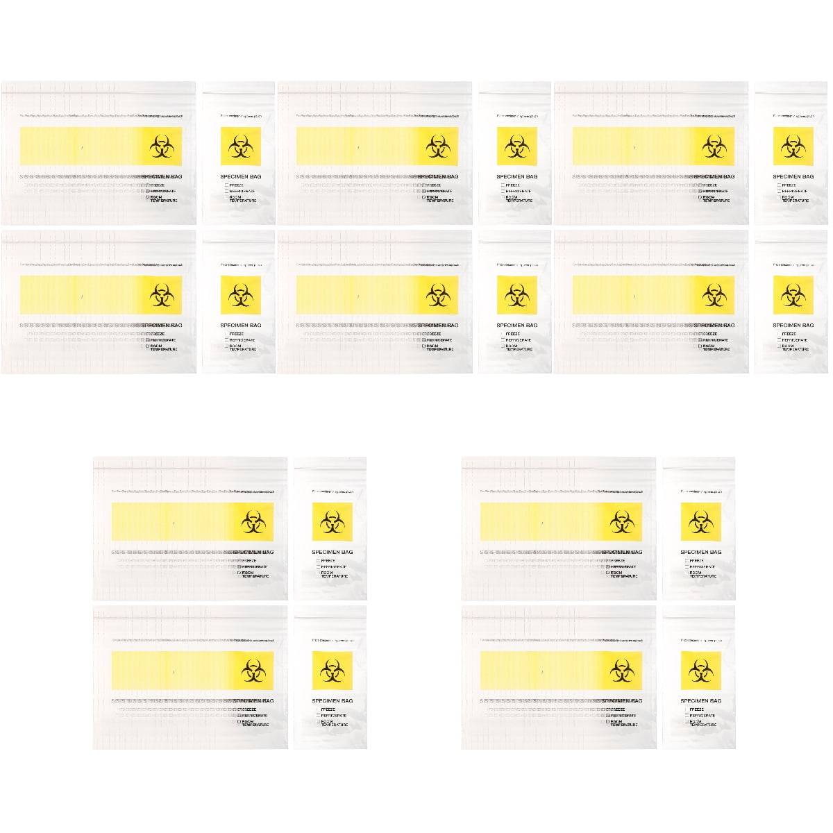 Biological Sample Bag Disposable Specimen Bags with Pouch Packaging