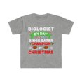 thumbnail image 1 of Biologist by day Binge Eater by Christmas Unisex T-shirt S-3XL, 1 of 2