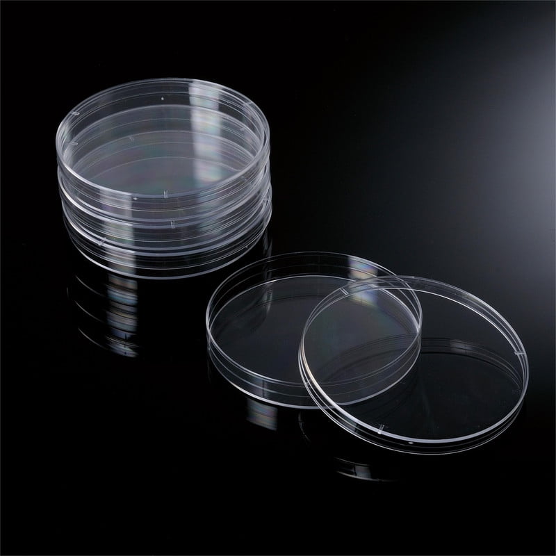 Biologix 10 Pack 90 x 15 mm Plastic Petri Dishes with Lids, Petri Dish ...