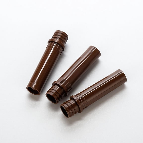 Biologix Cryovials with Caps, 0.5ML Cryogenic Vials, External,Brown 50/Bag, 500/Pack