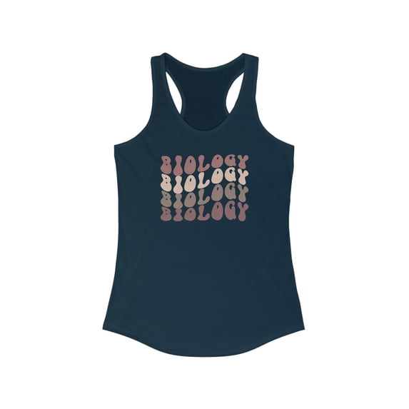 Biology Biologist Graduation Tank Top Gifts Shirt Womens Sleeveless