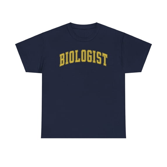 Biology Biologist Shirt Gifts Tshirt Crew Neck Short Sleeve