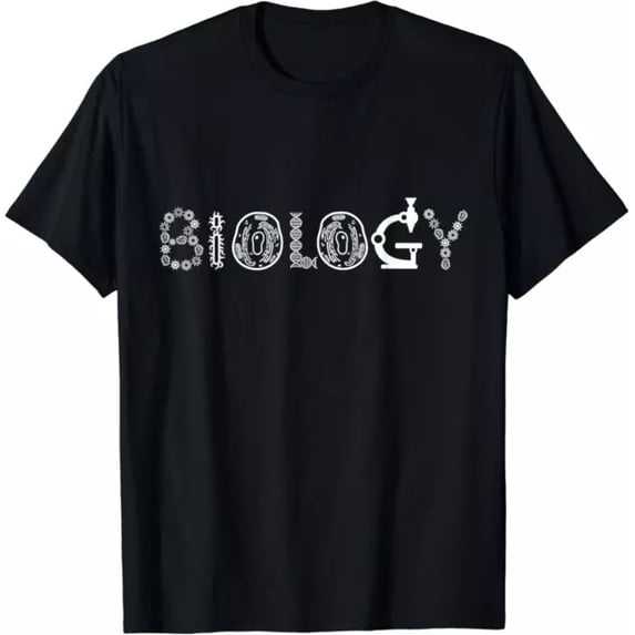 Microscope Colr Biology Microscope DNA Paramecium Teacher T-Shirt - Walmart.com