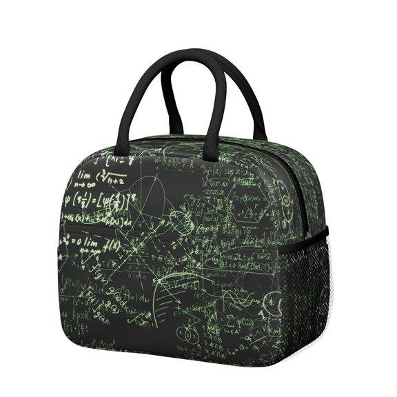 Biology Print Insulated Lunch Tote Reusable Thermal Cooler Bag for Science Enthusiasts School Lunch and Outdoor Use
