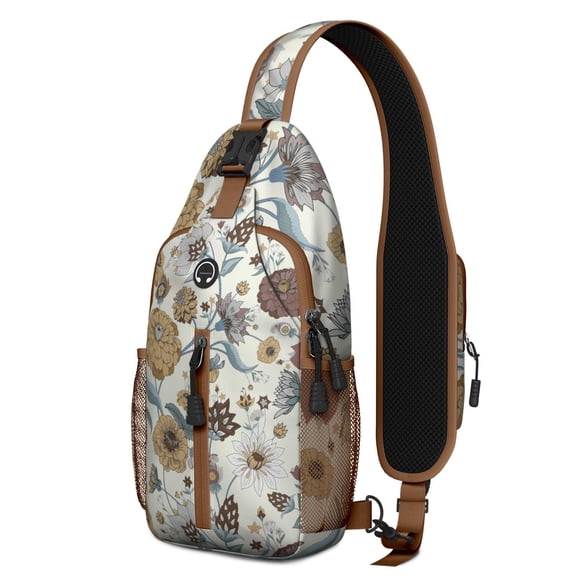 Biology and Science Rules Sling Backpack for Laboratory Use – Water-Resistant Crossbody Shoulder Bag with Secure Zippers, Partitioned Compartments, Large Front Pocket, Perfect for Classroom and Travel