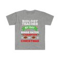 thumbnail image 1 of Biology teacher by day Binge Eater by Christmas Unisex T-shirt S-3XL, 1 of 2