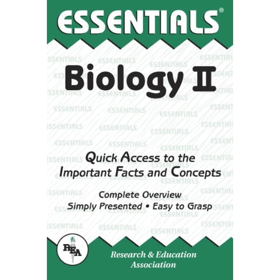 Pre-Owned Biology II Essentials (Essentials Study Guides) (Paperback) 0878915745 9780878915743
