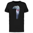 thumbnail image 1 of Bioluminescent Jellyfish  T-Shirt Men -Image by Shutterstock, Male Small, 1 of 2