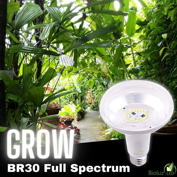 Bioluz 9W LED Energy Saving Indoor Grow Light, 3000K (2 Count)