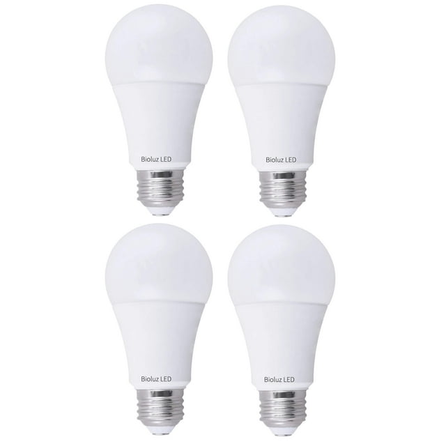 Bioluz LED A19 100 Watt LED Light Bulbs Dimmable
