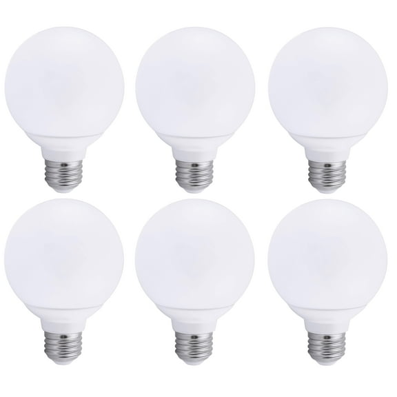 Bioluz LED G25 Vanity Frosted LED Globe