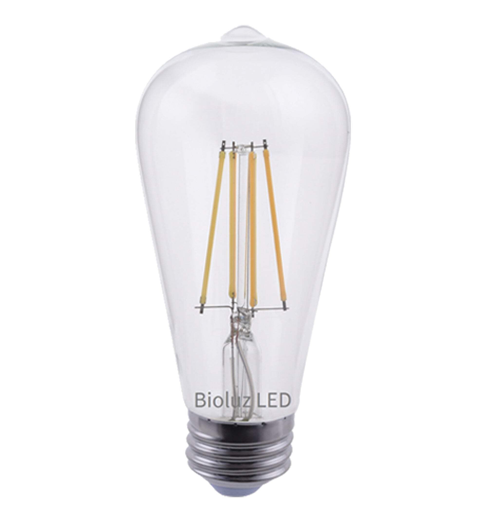 Bioluz LED ST64 Vintage Filament LED Squirrel Cage