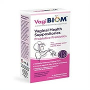 Biom Probiotics Fragrance-Free Vaginal Probiotic Suppository for Women, 15 Count