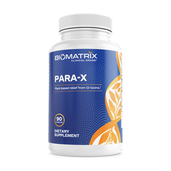 Biomatrix Para-x Gut Health Wormwood, Black Walnut, Artemisinin, Berberine Sulfate (90 Capsules)