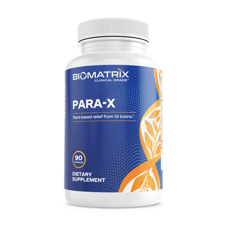 Biomatrix Para-x Gut Health Pills, Parasite Cleanse, Wormwood