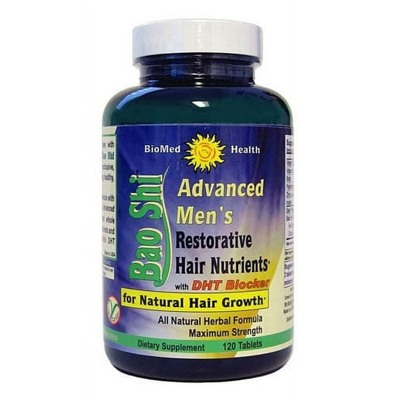 Biomed Health Advanced Bao Shi Men's Hair Supplement - 120 Tablets