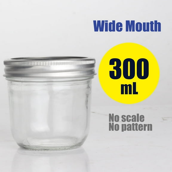 Biomed Scientific 10 oz Airtight Seal Glass Canning Jar