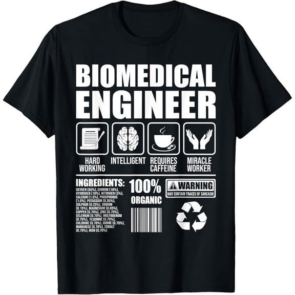 Biomedical Engineer - Hardworking Biomed Medical Scientist T-Shirt