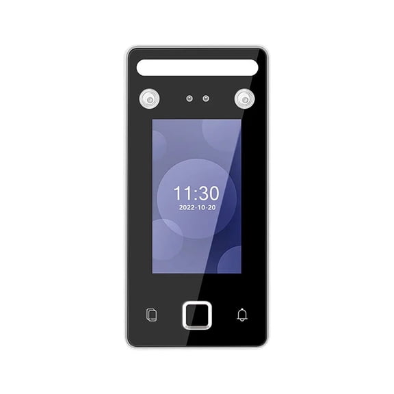 Biometric Access Control 4.3inch Live Detection Face Recognition Gate Access Dynamic Detection Attendance Machine Metal