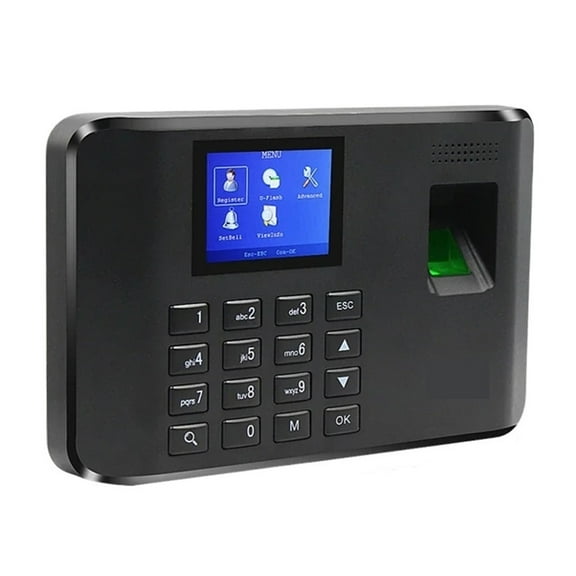 Biometric Attendance System USB Fingerprint Exit Record Recorder Reader Time Clock In Employees Date Machine Electronic Device ,Versatile Punching Options