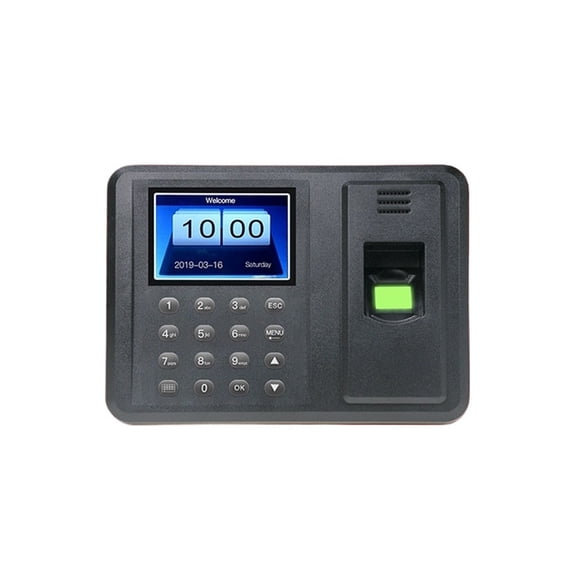 Biometric Fingerprint Attendance Machine 2.8 "USB Finger Scanner Attendance Card Locker Security System Freeware Password