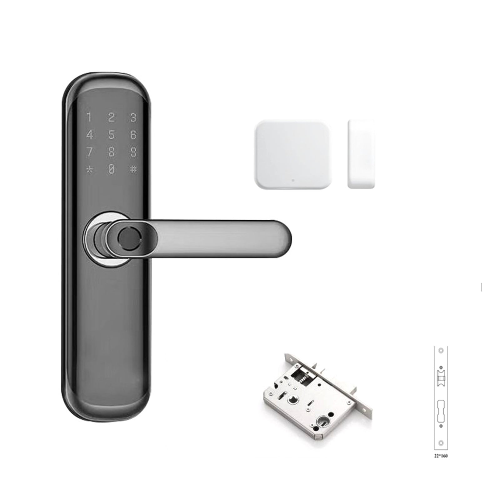 Biometric Fingerprint Digital Keypad Keyless Entry Code Smart Door Lock ...