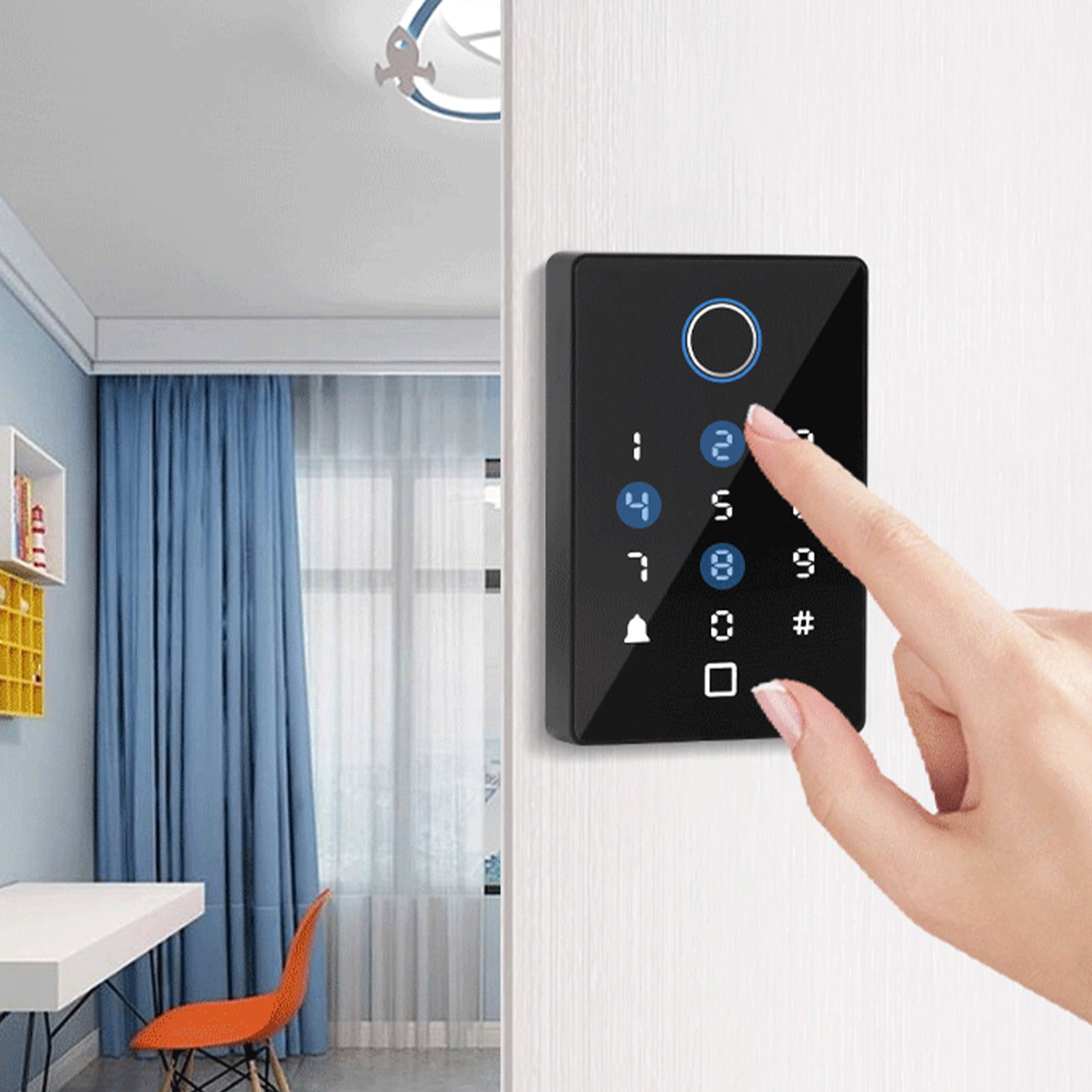 Biometric Fingerprint Door Lock,Password Card Reader Smart Digital