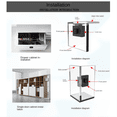 thumbnail image 1 of Biometric Fingerprint Lock Black Keyless Cabinet Lock Smart Drawer Locks Anti-Theft Door Lock Long Standby Time, 1 of 8
